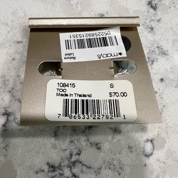 Sterling Silver Hoop Earrings - Picture 3 of 4